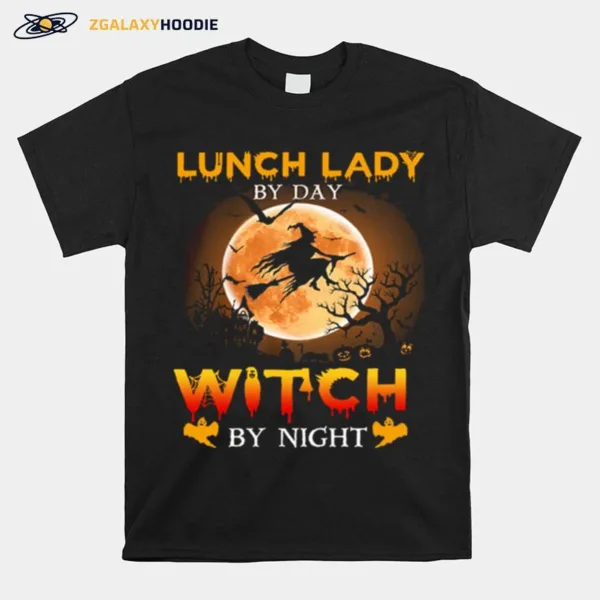 Lunch Day By Day Witch By Night Halloween Unisex T-Shirt