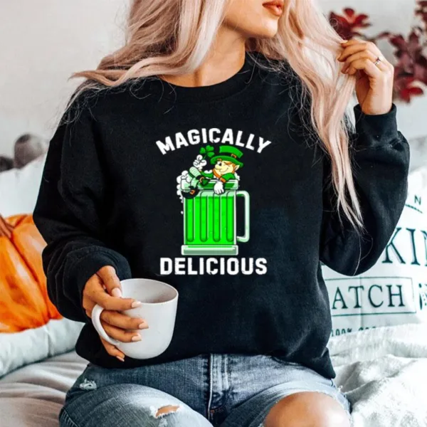 Magically Delicious St Patricks Day Drinking Tee Beer Unisex T-Shirt