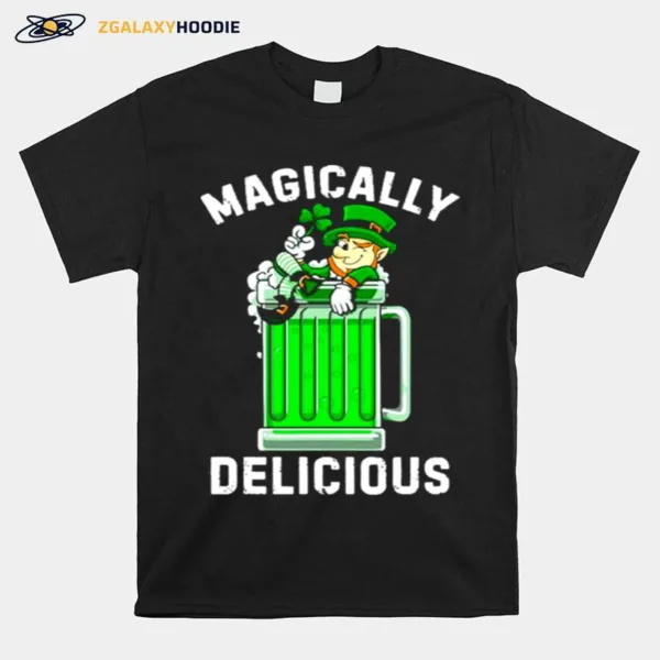 Magically Delicious St Patricks Day Drinking Tee Beer Unisex T-Shirt