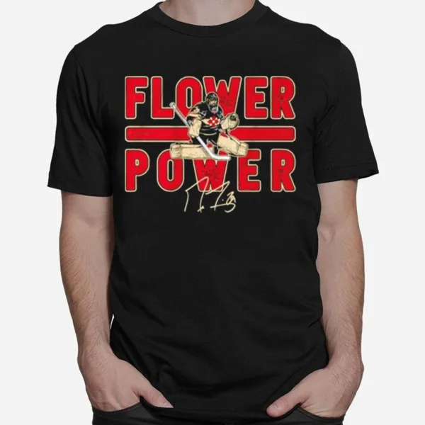 Marc Andr·Fleury Flower Power Signature Unisex T-Shirt