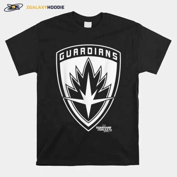 Marvel Guardians Of Galaxy 2 Classic Shield Graphic Unisex T-Shirt