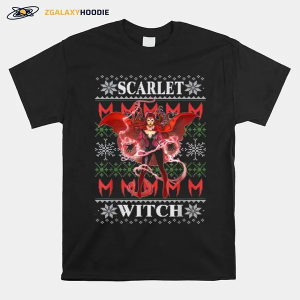 Marvel X Men Scarlet Witch Ugly Christmas Unisex T-Shirt