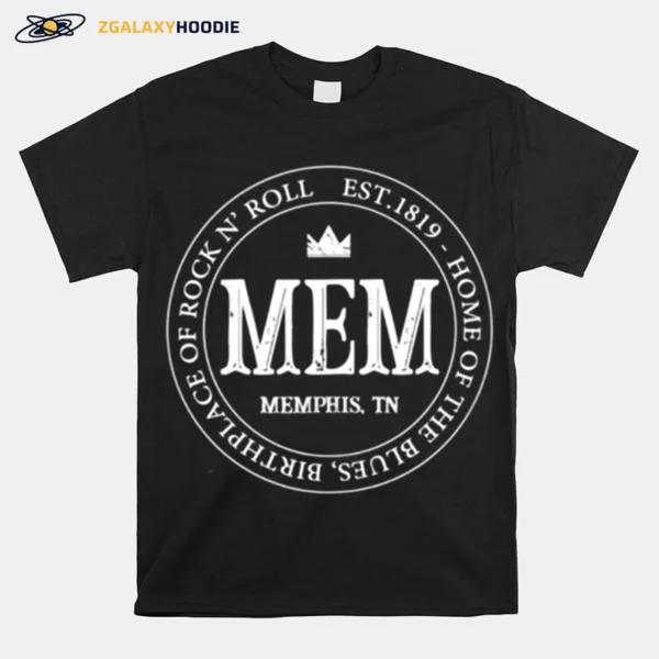 Memphis Tn Tennessee Logo Patch Badge Unisex T-Shirt