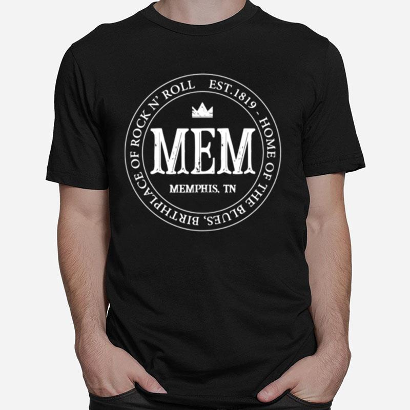 Memphis Tn Tennessee Logo Patch Badge Unisex T-Shirt