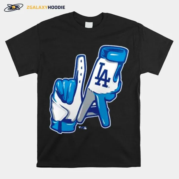 Men? Los Angeles Dodgers La Hands Local Unisex T-Shirt