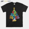Merry Christmas Tree Bears Color Unisex T-Shirt