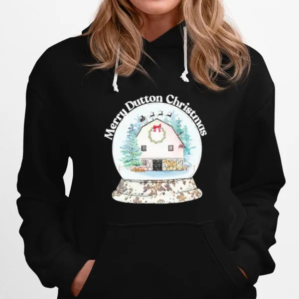 Merry Dutton Christmas Snow Globe Unisex T-Shirt