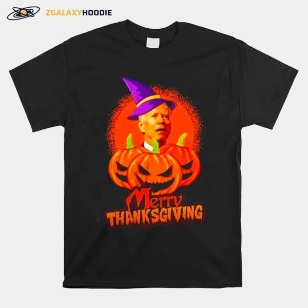 Merry Thanksgiving Biden Halloween Unisex T-Shirt