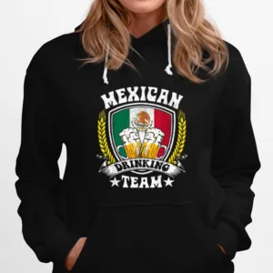 Mexican Drinking Team Mexico Flag Funny Beer Unisex T-Shirt