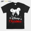 Mickey Mouse Disney Snowman Merry Christmas Unisex T-Shirt