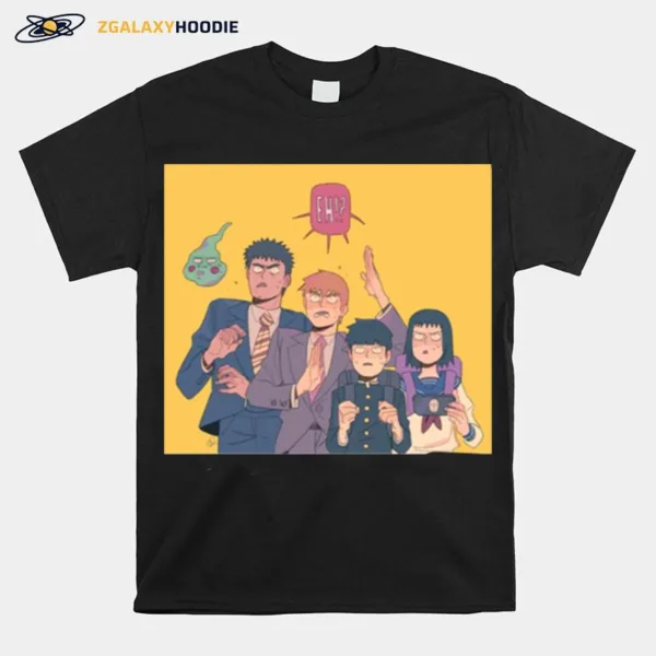 Mob Psycho Squad Funny Design Unisex T-Shirt