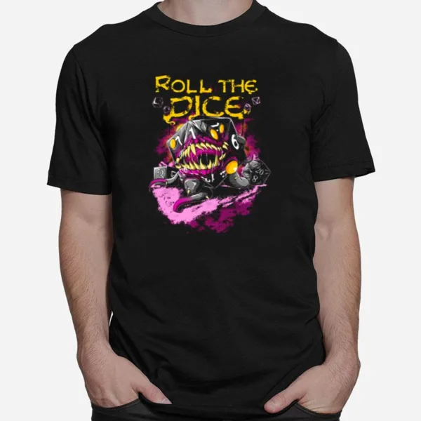 Monster D&D Rolling The Dice Unisex T-Shirt