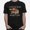 Mouse I Vote For Trump Before I Jump Lemmings For Donald Stars Unisex T-Shirt