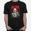 Music Keeps Me Alive Dead Skull Evil Unisex T-Shirt