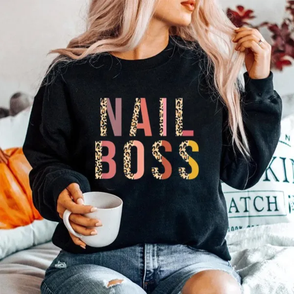 Nail Boss Leopard Print Nail Teach Unisex T-Shirt