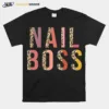 Nail Boss Leopard Print Nail Teach Unisex T-Shirt