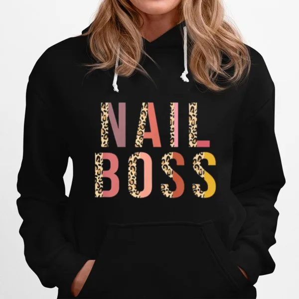 Nail Boss Leopard Print Nail Teach Unisex T-Shirt