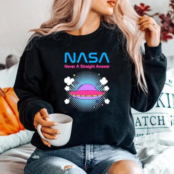 Nasa Never A Straight Answer Ufo Unisex T-Shirt