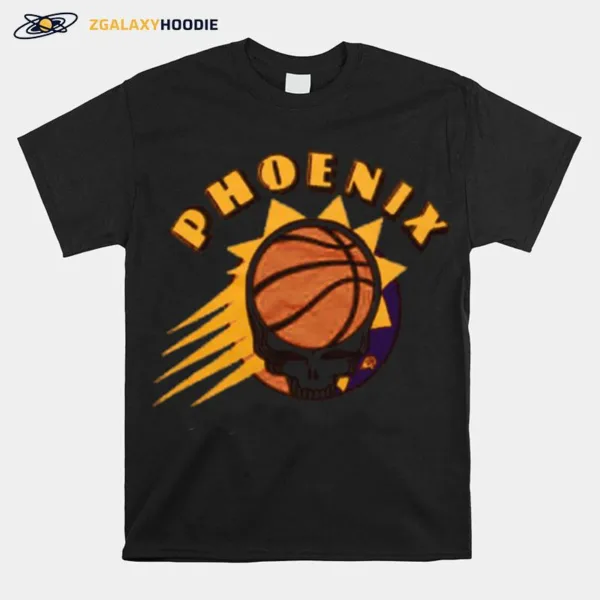 Nba Grateful Dead Phoenix Suns Skull Unisex T-Shirt