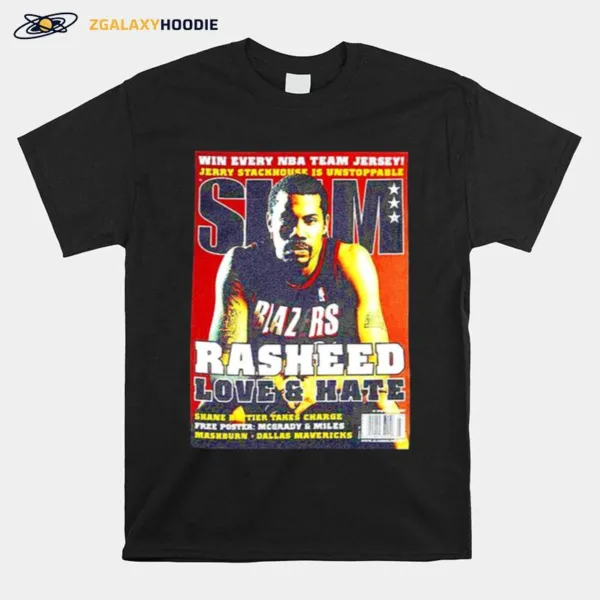 Nba Slam Rasheed Wallace Unisex T-Shirt