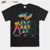 Neon Design Fight Club Movie Unisex T-Shirt