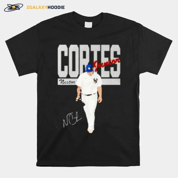 Nestor Cortes Jr New York Yankees Signature Unisex T-Shirt