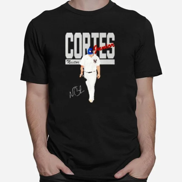 Nestor Cortes Jr New York Yankees Signature Unisex T-Shirt