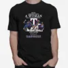 Never Underestimate A Woman Who Understands Baseball And Loves Texas Rangers Unisex T-Shirt
