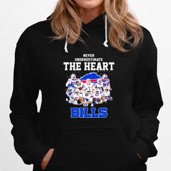 Never Underestimate The Heart Of A Bills Buffalo Unisex T-Shirt