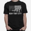 New York City American Flag Usa Cities Retro 90S Souvenir Unisex T-Shirt