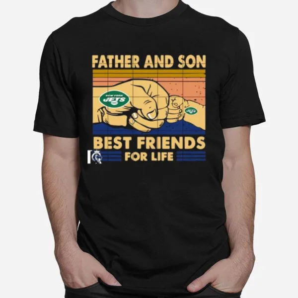 New York Jets And Son Best Friends For Life Unisex T-Shirt