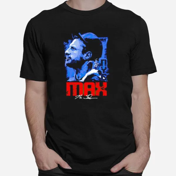 New York Mets Max Scherzer Mlbpa Signature Unisex T-Shirt