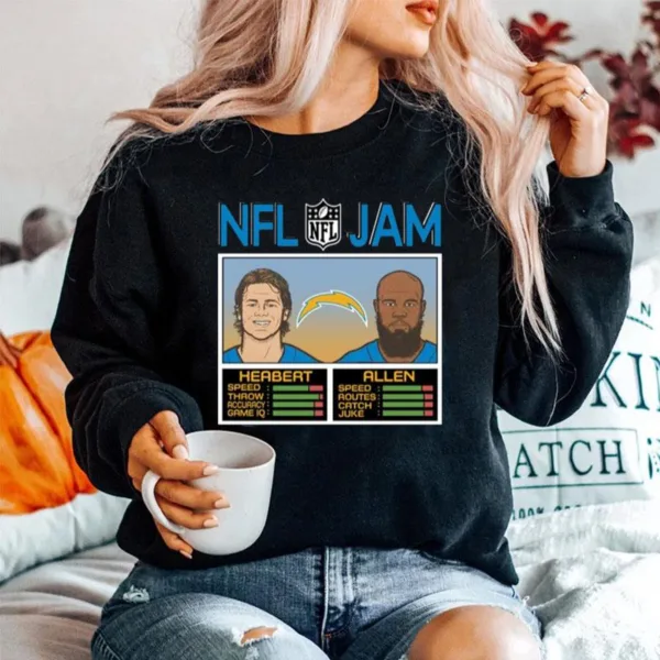 Nfl Jam Los Angeles Chargers Herbert And Allen Unisex T-Shirt