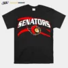 Nhl Ottawa Senators Black Team Jersey Inspired Unisex T-Shirt