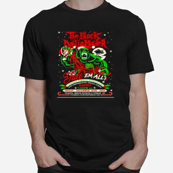 Night Shift Merch The Black Dahlia Murder Yule Em All Unisex T-Shirt