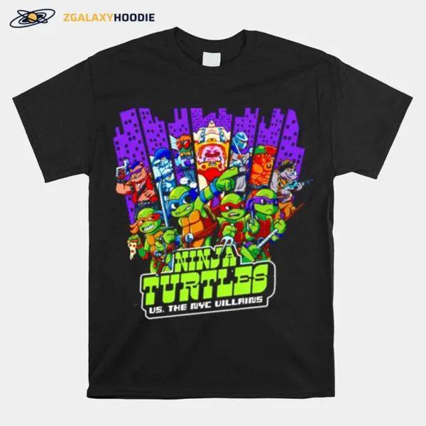 Ninja Turtles Vs. The Nyc Villains Unisex T-Shirt