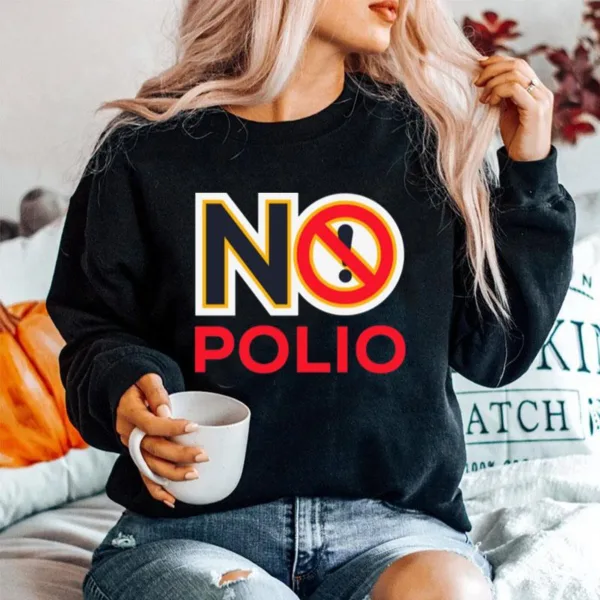 No Polio Warning Sign Unisex T-Shirt