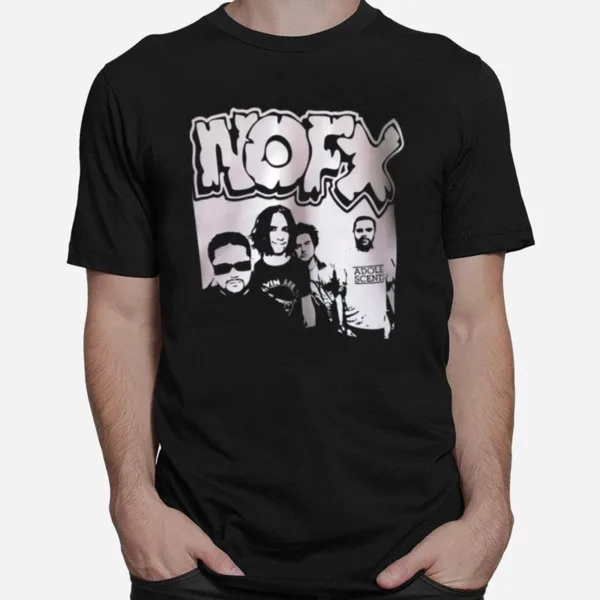 Nofx Hardcore Punk Rock Band Black Ar Unisex T-Shirt
