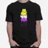 Nonbinary Pride Cat Lgbt Non Binary Flag Unisex T-Shirt