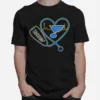 Nurse St. Louis Blues Stethoscope Heart Heartbeat Unisex T-Shirt