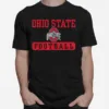 Ohio State Buckeyes Football Bar Black Unisex T-Shirt