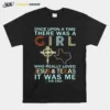 Once Upon A Time There Was A Girl Who Really Loved Jesus And Texas It Was Me The End Vintage Unisex T-Shirt