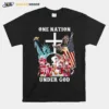 One Nation Under God Florida State Seminoles American Flag Unisex T-Shirt