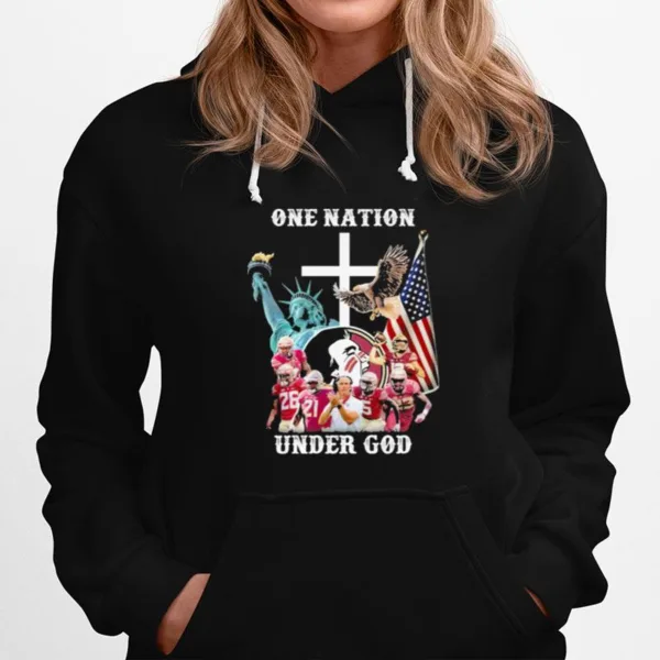 One Nation Under God Florida State Seminoles American Flag Unisex T-Shirt