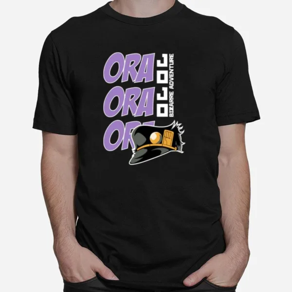 Ora Ora Ora Dark Jojos Bizarre Adventure Unisex T-Shirt