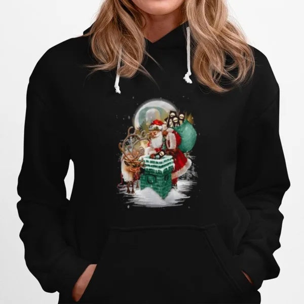 Oregon Ducks Football Merry Christmas Santa Claus Gift Oregon Ducks Unisex T-Shirt