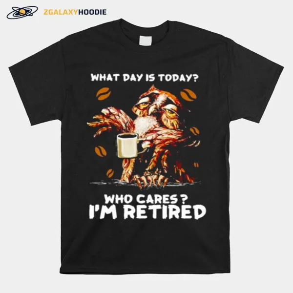 Owi What Day Is Today Who Cares Im Retired Unisex T-Shirt