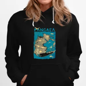 Pangaea 200 Million Years Ago Laurasia Europe North America Gondwana India Unisex T-Shirt