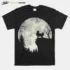 Papillon And Moon Halloween Unisex T-Shirt