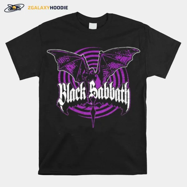 Paranoid Bat Black Sabbath Unisex T-Shirt